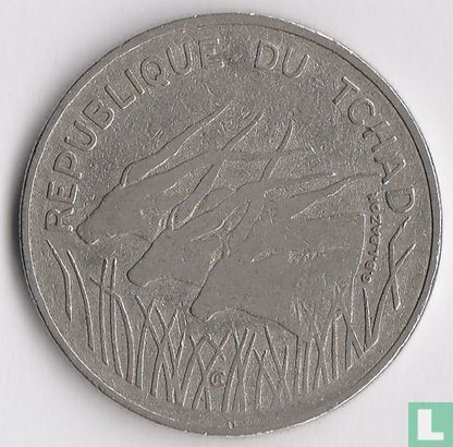Tchad 100 francs 1971 - Image 2