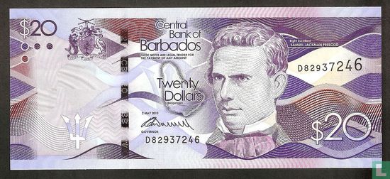 Barbados 20 Dollar 2013 - Bild 1
