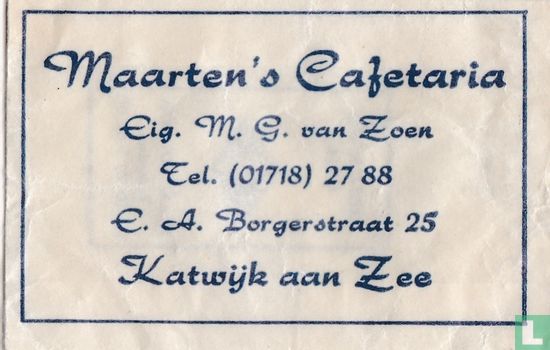 Maarten's Cafetaria - Image 1