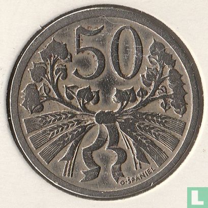 Czechoslovakia 50 haleru 1925 - Image 2