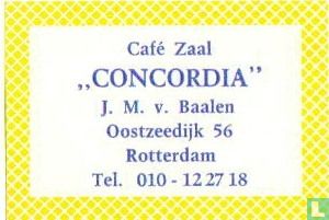 Café Zaal Concordia - J.M. van Baalen
