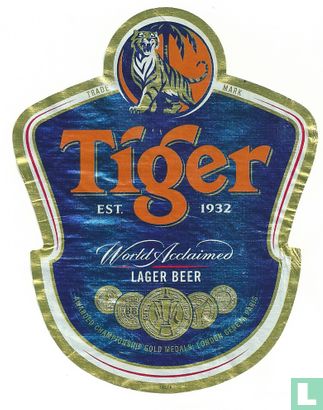 Tiger Lager Beer - Afbeelding 1