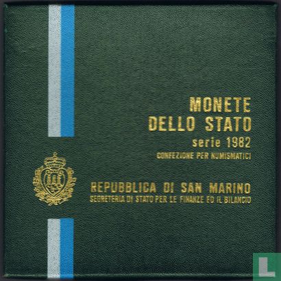 San Marino jaarset 1982 - Afbeelding 1