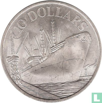 Singapour 10 dollars 1976 - Image 2