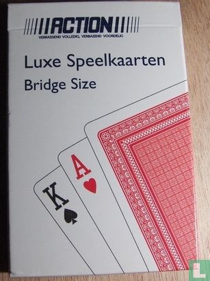 Action Luxe speelkaarten Bridge size