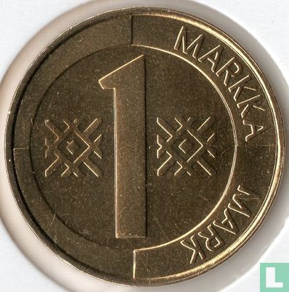 Finlande 1 markka 1993 - Image 2