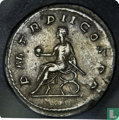 Romeinse Rijk, AR Antoninianus,244-249 AD, Philippus I , Rome, 245 AD - Afbeelding 2