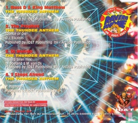 Thunderdome '96 Dance or Die - The Thunder Anthems - Image 2