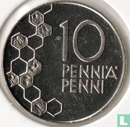Finlande 10 penniä 1993 - Image 2