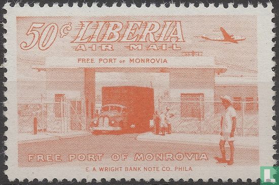 Zugang Hafen Monrovia