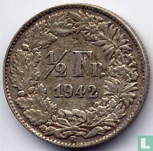 Zwitserland ½ franc 1942 - Afbeelding 1
