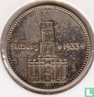 Empire allemand 2 reichsmark 1934 (F) "First anniversary of Nazi Rule" - Image 2