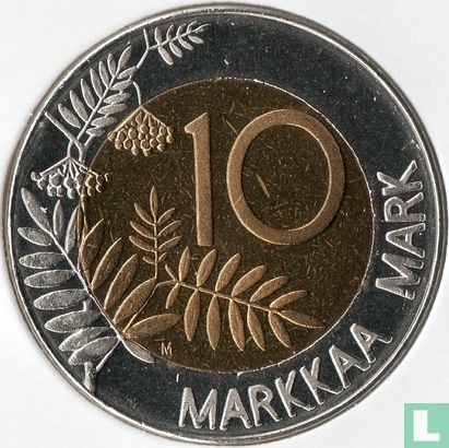 Finnland 10 Markkaa 1993 - Bild 2
