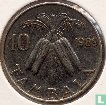 Malawi 10 tambala 1989 (magnetic) - Image 1