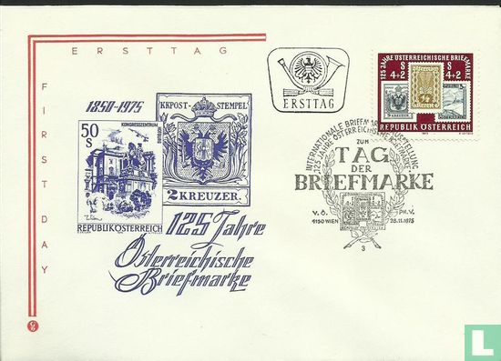 125 années de timbre anniversaire 