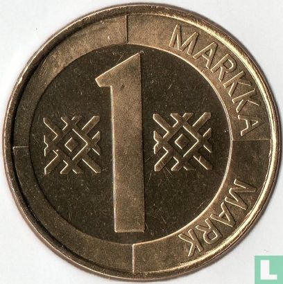 Finnland 1 Markka 1995 - Bild 2