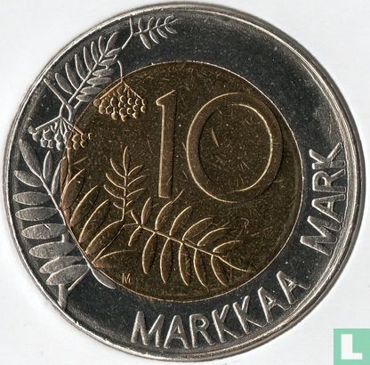 Finlande 10 markkaa 1995 - Image 2
