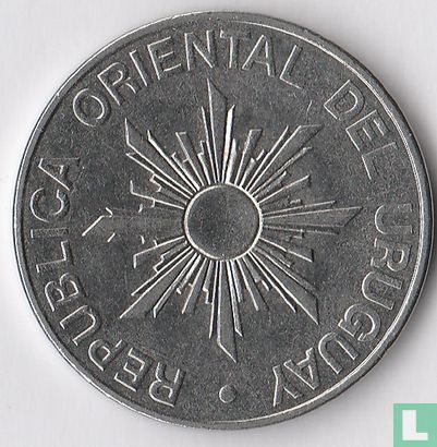Uruguay 50 nuevos pesos 1989 (thin writing) - Afbeelding 2