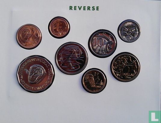 Australië jaarset 1991 "25th anniversary of decimal currency" - Afbeelding 2