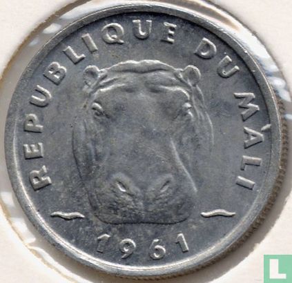 Mali 5 francs 1961 - Image 1