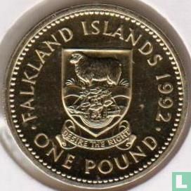 Falklandeilanden 1 pound 1992 - Afbeelding 1