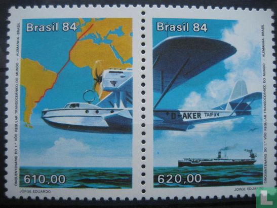 50th anniversary of the first trans-Atlantic air route