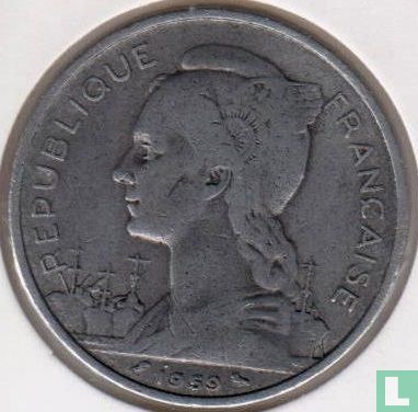 Côte française des Somalis 5 francs 1959 - Image 1