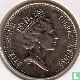 Gibraltar 5 pence 1989 (AB) - Image 1