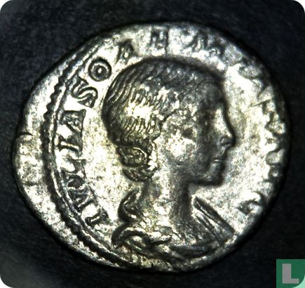 Roman Empire, AR Denarius, 218-222, Julia Soaemias, mother of Elagabalus, Rome 220 AD - Image 1