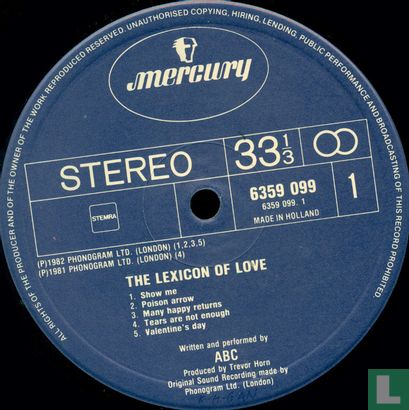 The Lexicon of Love - Bild 3