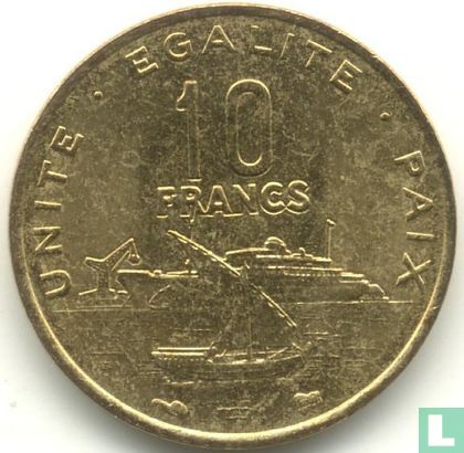 Djibouti 10 francs 1996 - Afbeelding 2