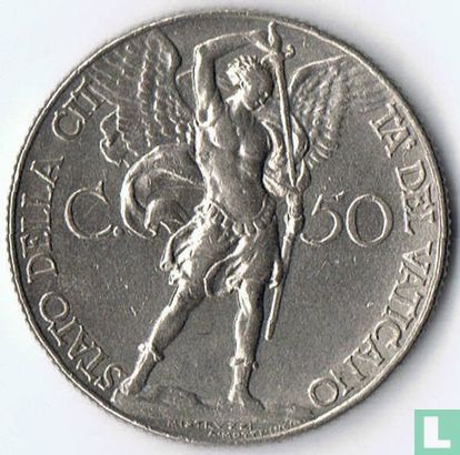Vatican 50 centesimi 1937 - Image 2