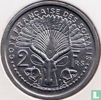 Côte française des Somalis 2 francs 1959 - Image 2