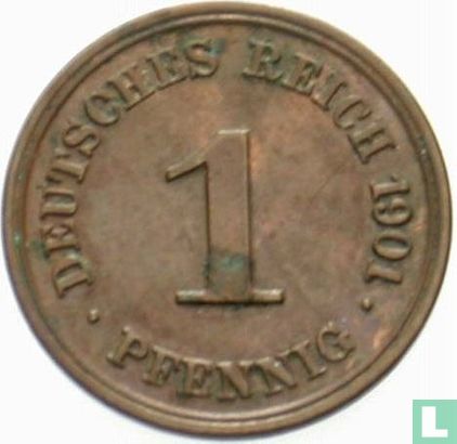 Duitse Rijk 1 pfennig 1901 (G) - Afbeelding 1