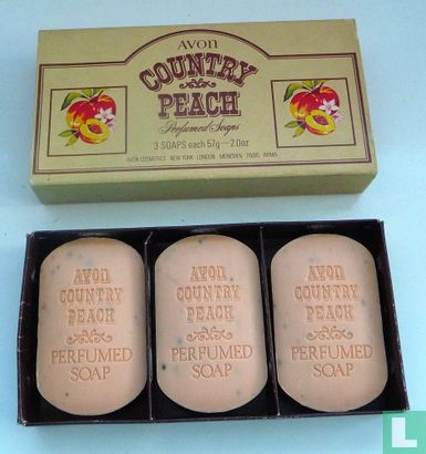 Country peach perfumed soaps