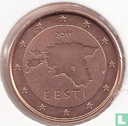 Estonia 1 cent 2011 - Image 1