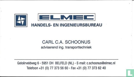 Elmec handels- en ingenieursbureau Carl- - Afbeelding 1