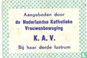 Nederlandse Katholieke Vrouwenbeweging K.A.V.
