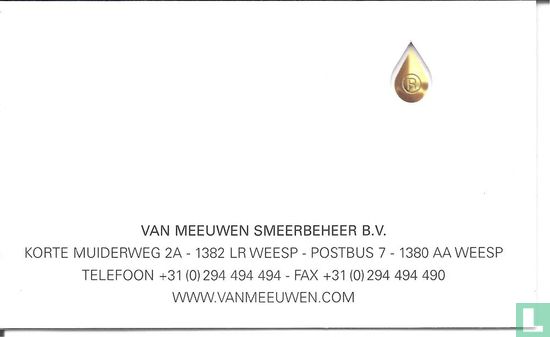 Van Meeuwen Smeertechniek BV Johan - Image 1