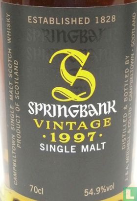Springbank Vintage 1997 - Image 3