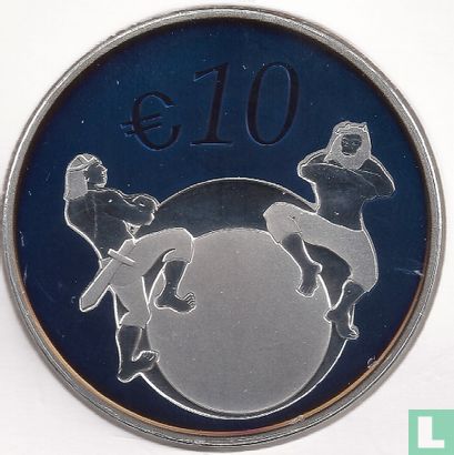 Estonia 10 euro 2011 (PROOF) "Joining the European Union - The Future" - Image 2