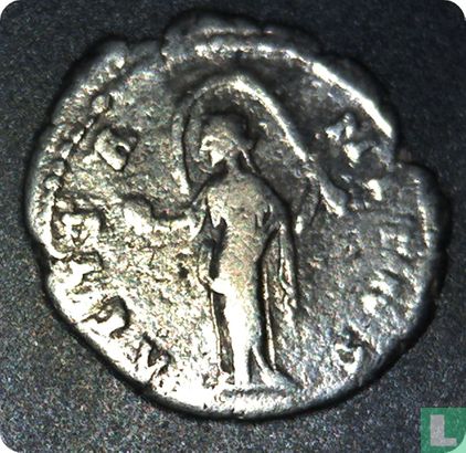 L'Empire romain, denier, 138-141 AD, Faustine, femme d'Antoninus Pius, Rome après 141 AD - Image 2