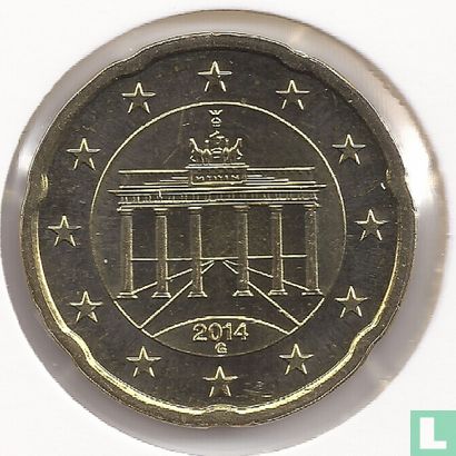 Duitsland 20 cent 2014 (G) - Afbeelding 1