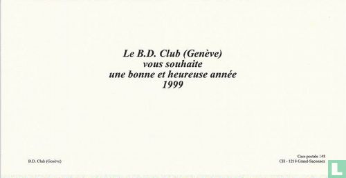 Le BD Club (Genève) vous souhaite une bonne et heureuse année 1999 - Bild 2