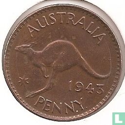 Australie 1 penny 1943 (Perth) - Image 1