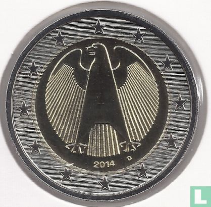 Duitsland 2 euro 2014 (D)  - Afbeelding 1