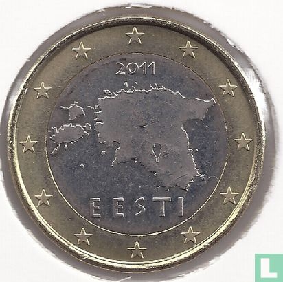 Estonie 1 euro 2011 - Image 1
