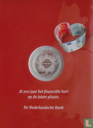 Netherlands 5 euro 2014 (PROOF - colourless - folder) "200 years of the Netherlands Central Bank" - Image 2