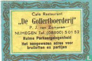 Café Restaurant De Goffertboerderij - P.J. van Zomeren