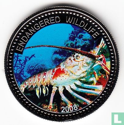 Palau 1 dollar 2008 (PROOF) "Lobster" - Image 1